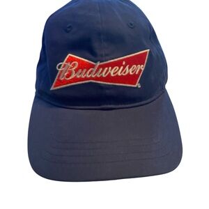 Budweiser Navy Cap with Red Logo